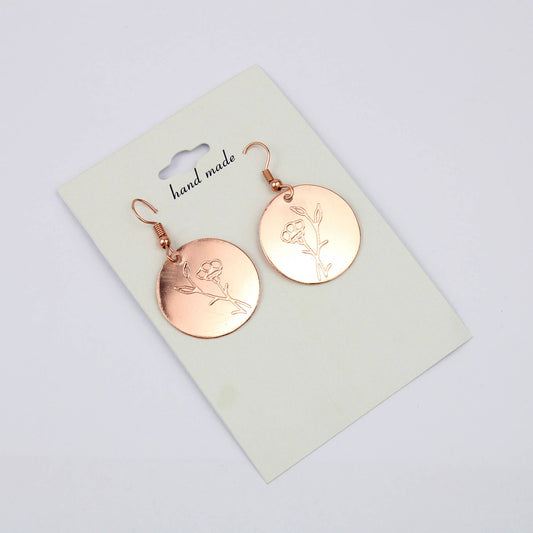 Copper Earrings - Design 6