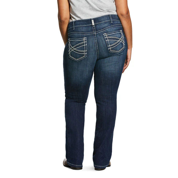 R.E.A.L.™ Mid Rise Stretch Entwined Boot Cut Jeans