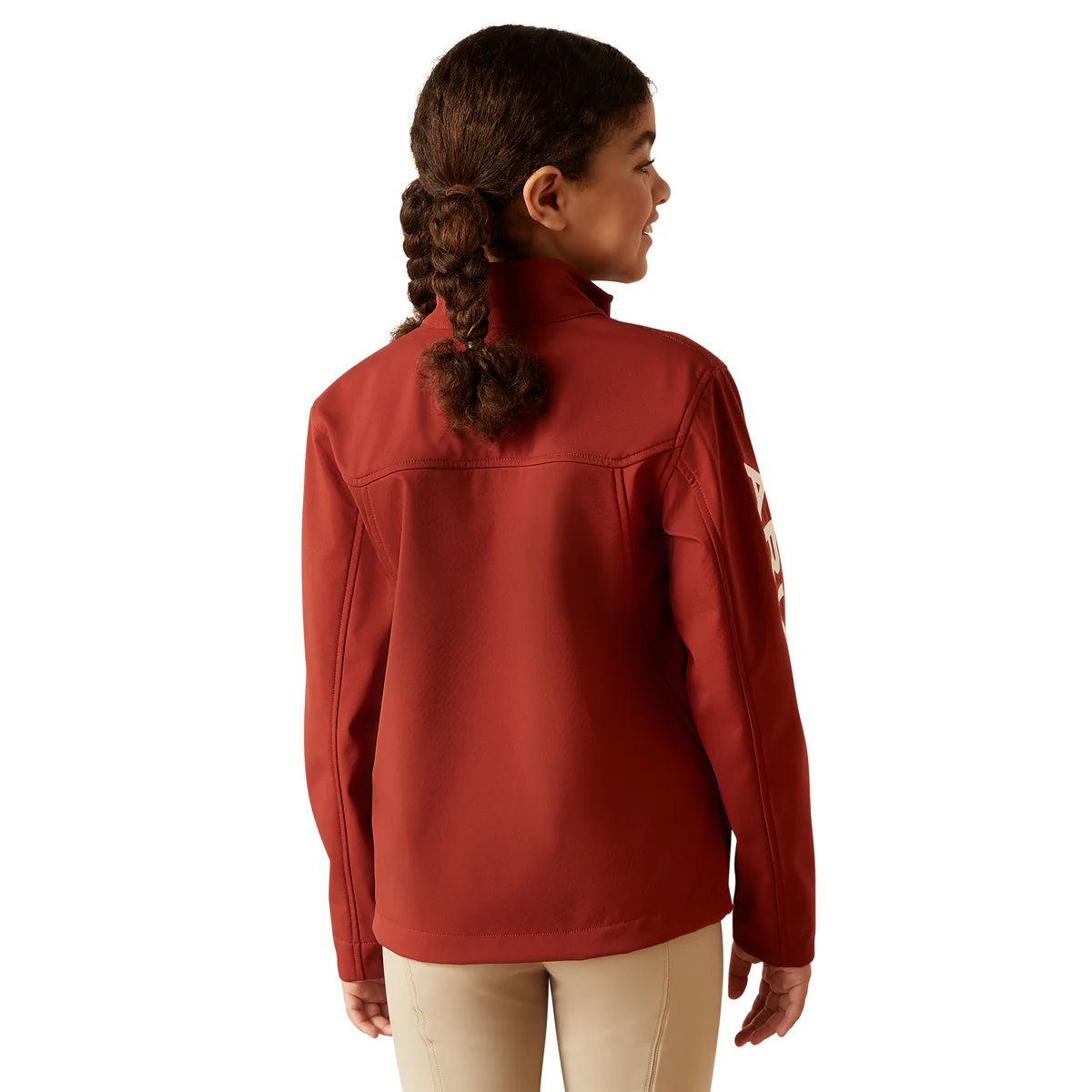 ARIAT YOUTH NEW TEAM SOFTSHELL JACKET FIRED BRICK