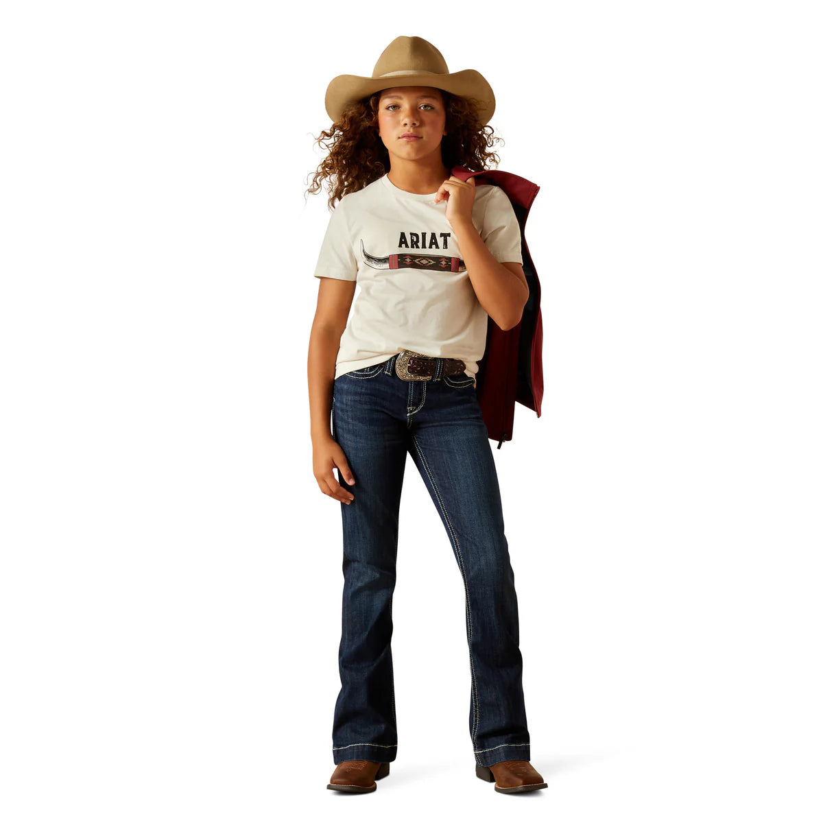 Kids' Ariat Bull Horns T-Shirt