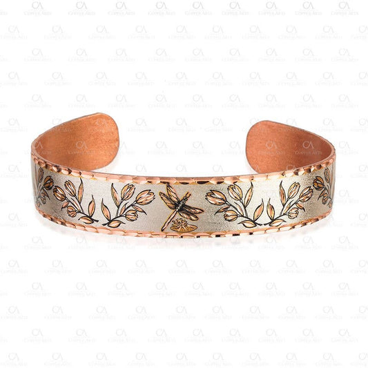 Copper Dragonfly Cuff Bracelet 2