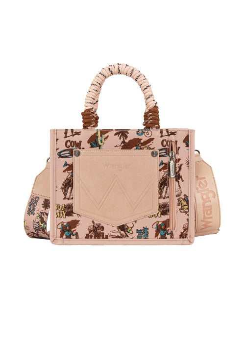 Wrangler RODEO PRINT CROSSBODY BAG Pink