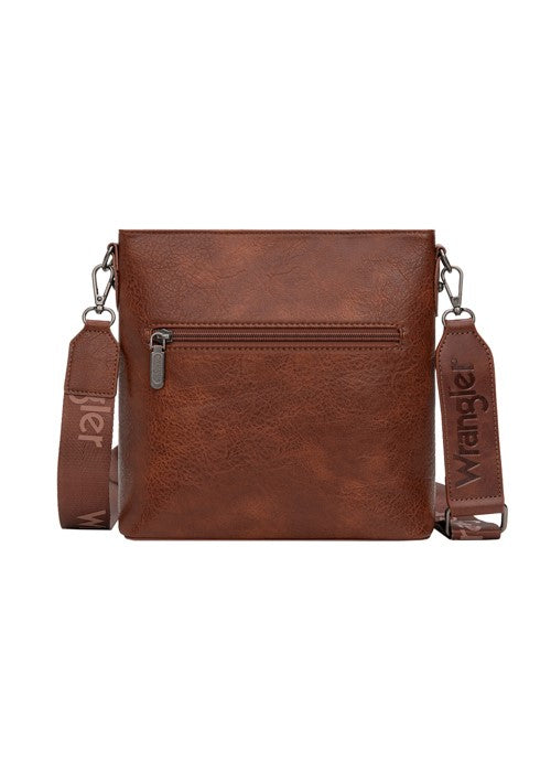 Wrangler LANA AZTEC PRINT CROSSBODY BAG Brown