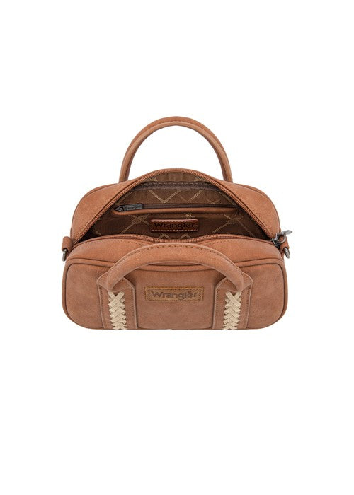 Wrangler WHIPSTITCH MINI CROSSBODY BAG Brown