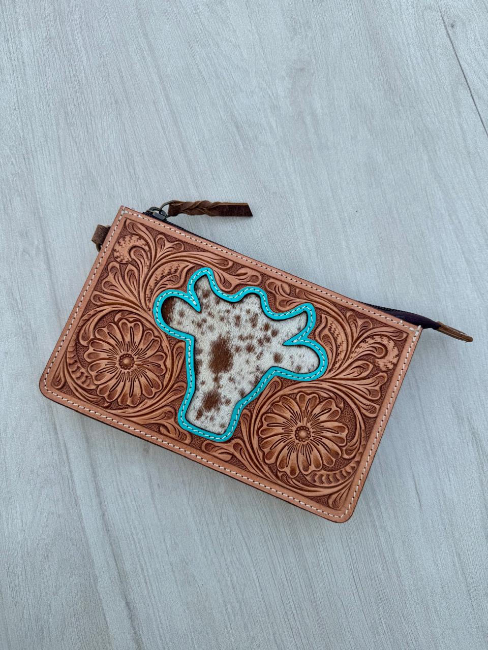 AC47 Bullhead Tooling Leather Clutch