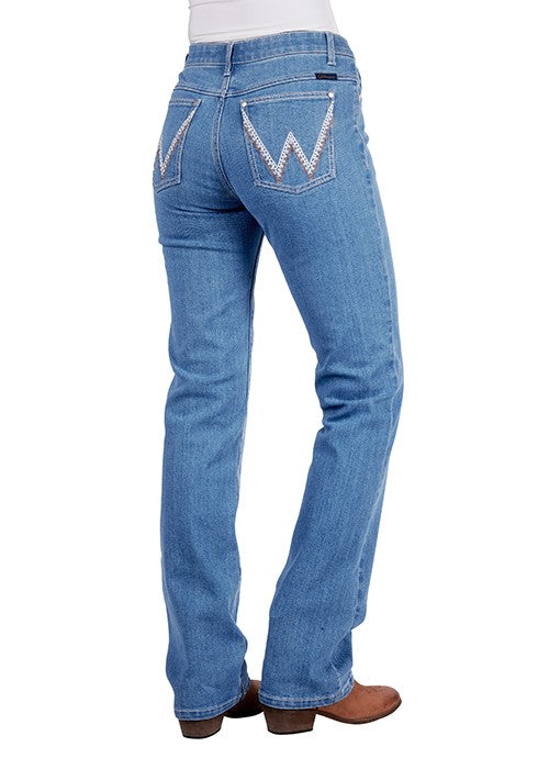 WRANGLER WOMENS AUSTIN JEAN Q-BABY 34 LEG