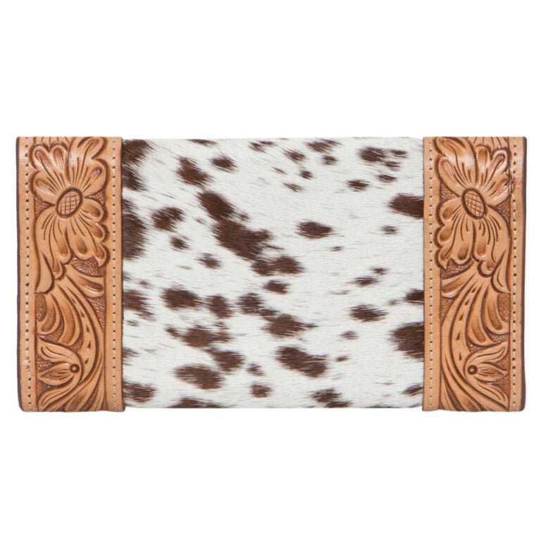 Tooling Leather Trifold Cowhide Wallet – AW26 – Cuba