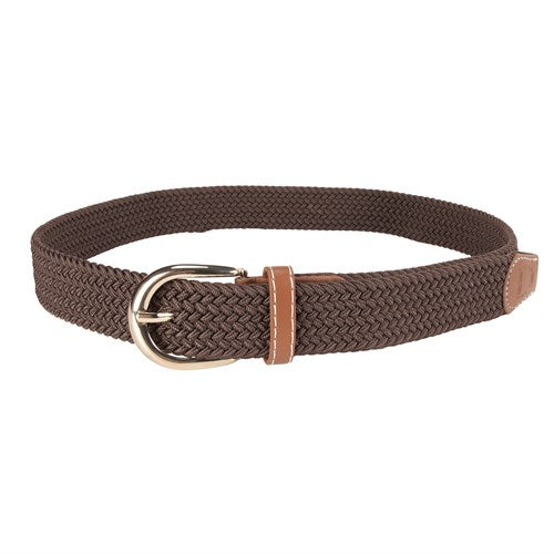 Huntington Braided Equestrian Belt - Brown 32" / 80cm