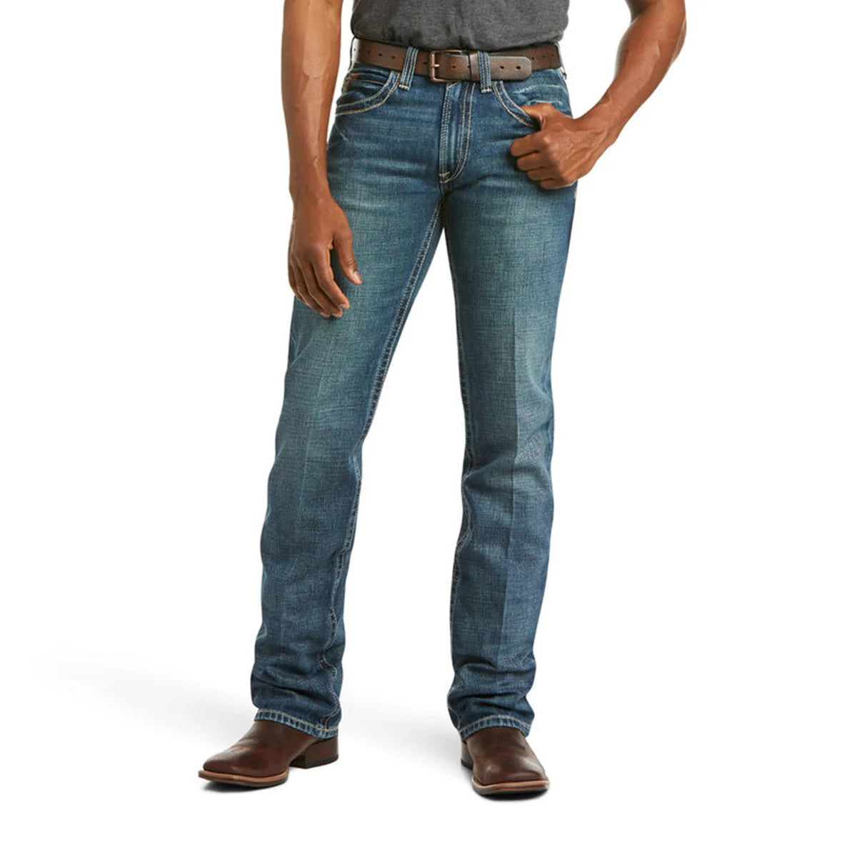 Ariat Mens M5 Slim Boundary Stackable Straight Leg