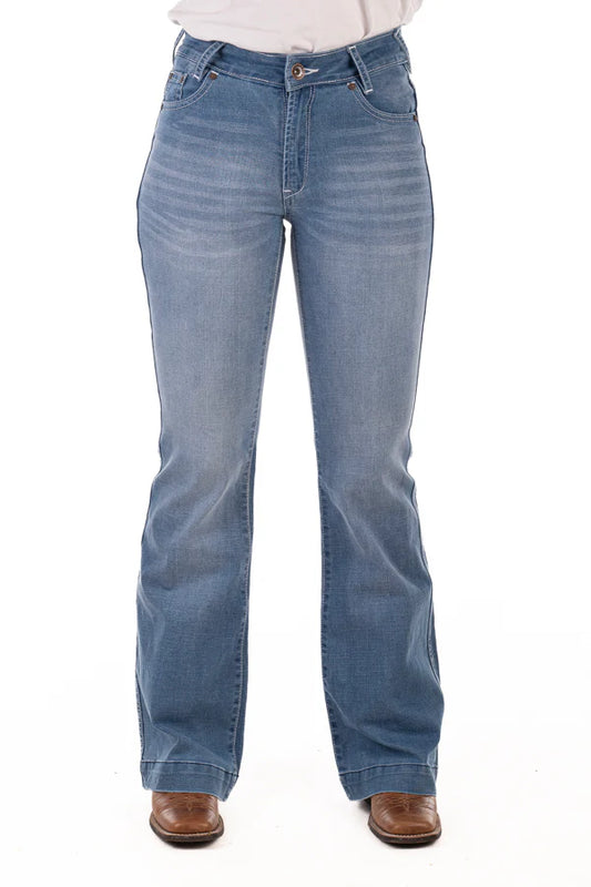 Hitchley & Harrow Trouser - SR2217 "South Carolina" White Stitch Jeans 33 LEG