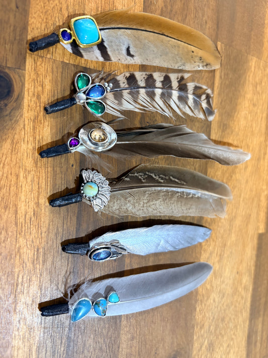 Western feathers - Cowboy hat