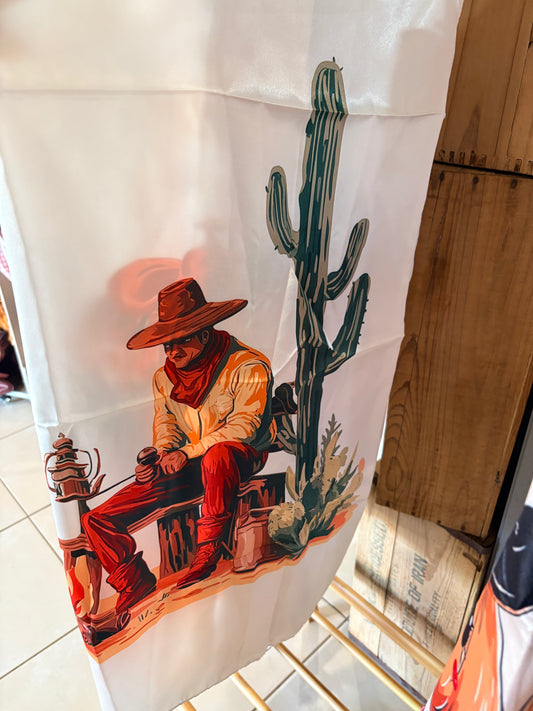 Western Wild Rags - Cowboy and Horse print