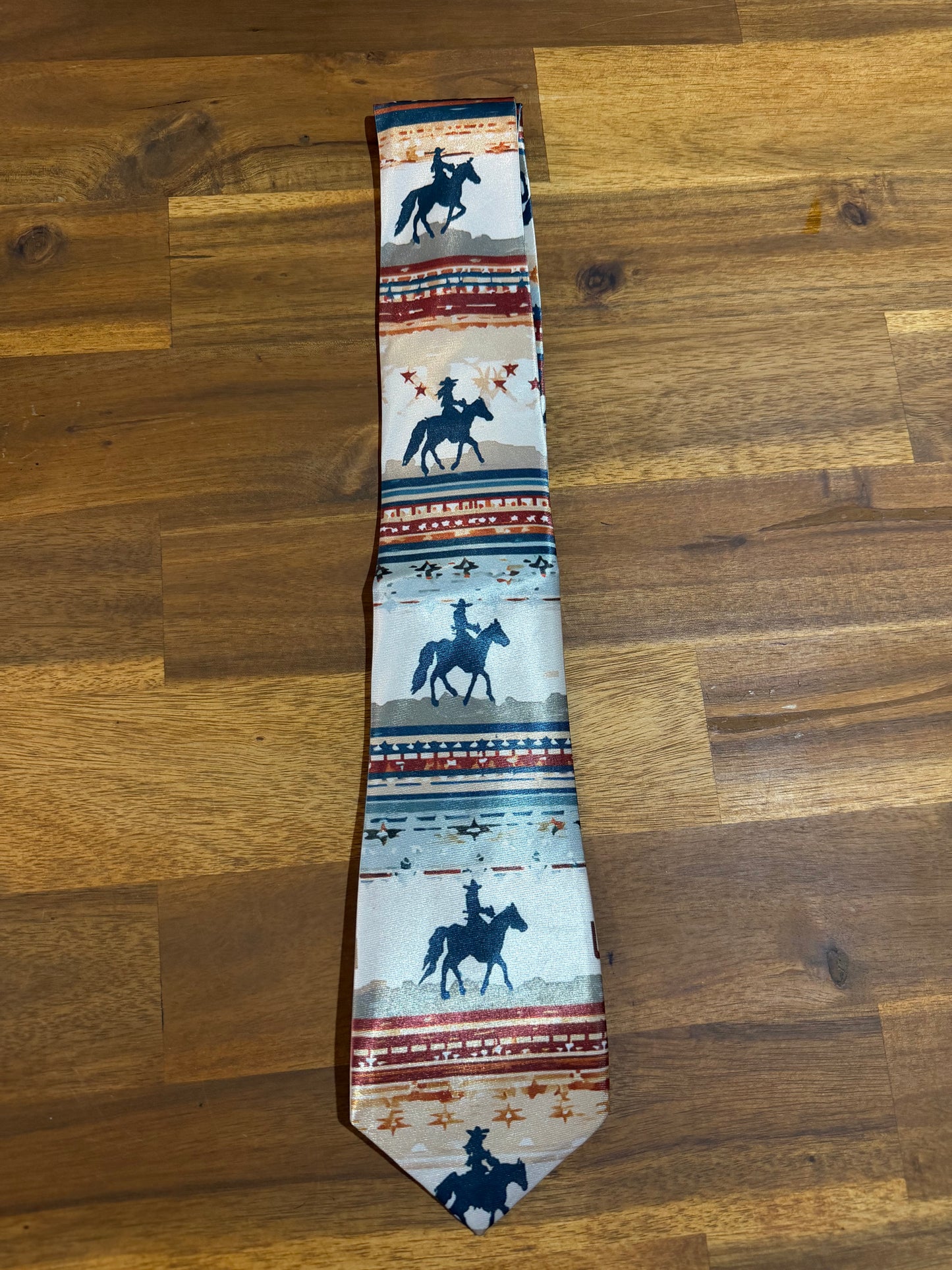 Western Ties - Aztec Horse Rider