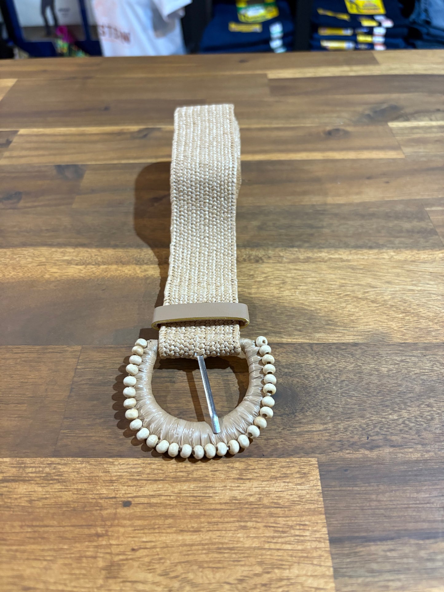 Boutique Belt - Ratten Buckle Beige
