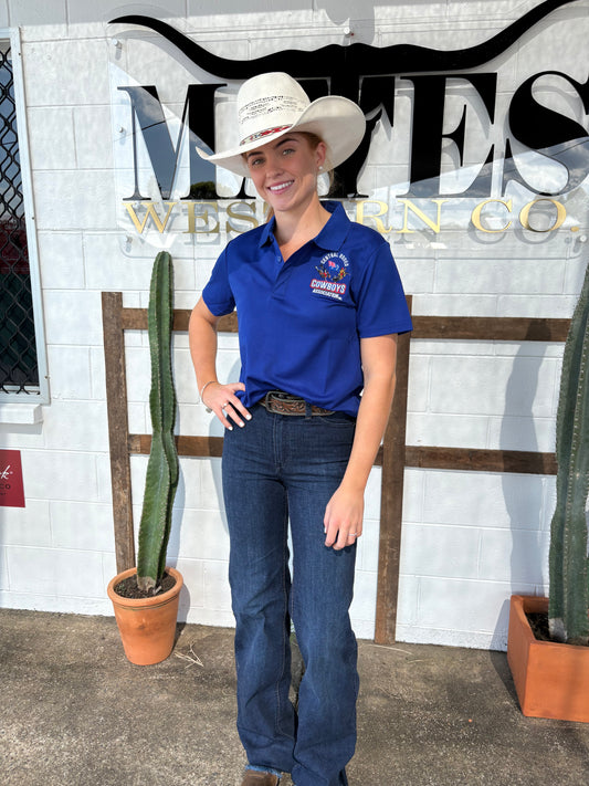 Central Rodeo Cowboys Association Tee Colbalt Blue