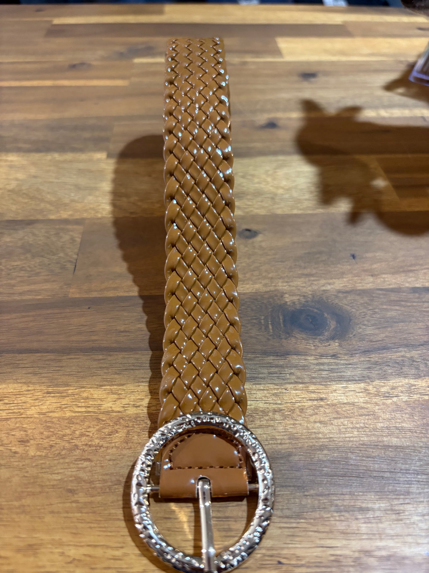 Boutique Belt - Woven Brown