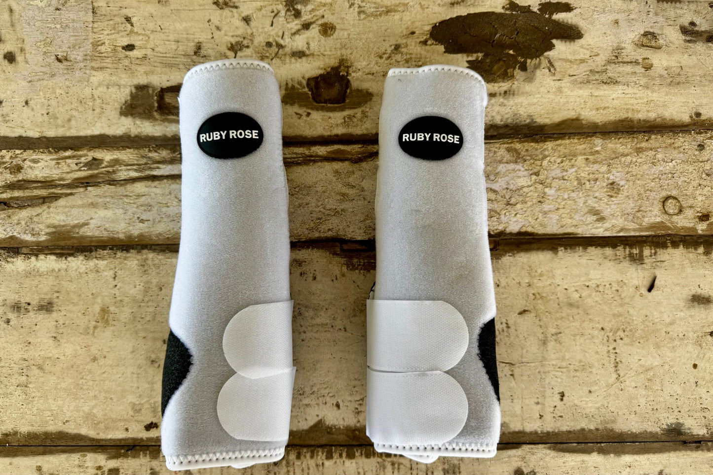 Ruby Rose Tendon Boots -White - Medium Front