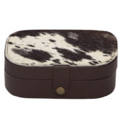 Cowhide Travel Jewelry Box - JB03