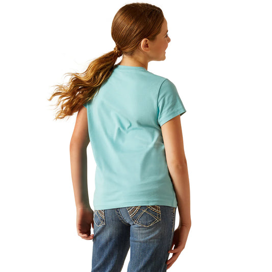 Ariat Youth Little Friend Ss Tshirt Marine Blue