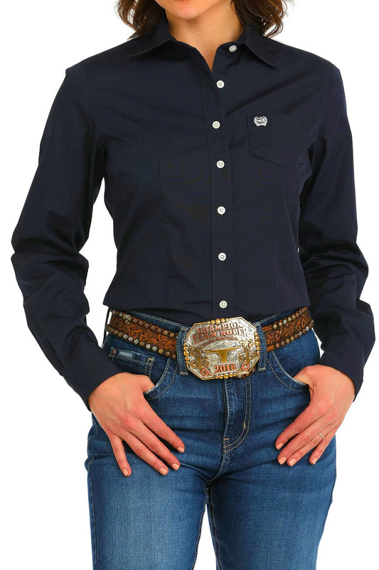 CINCH Womens Arena Shirt - Navy