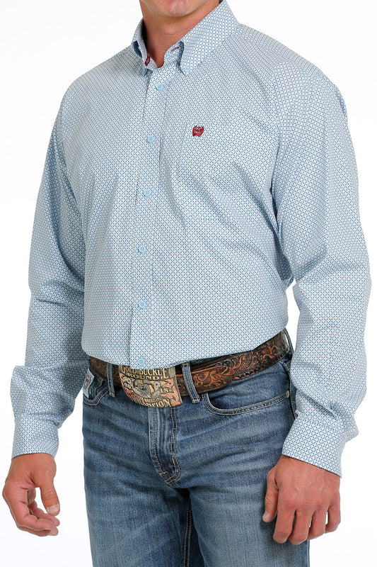 CINCH Mens Arena Shirt - Light Blue