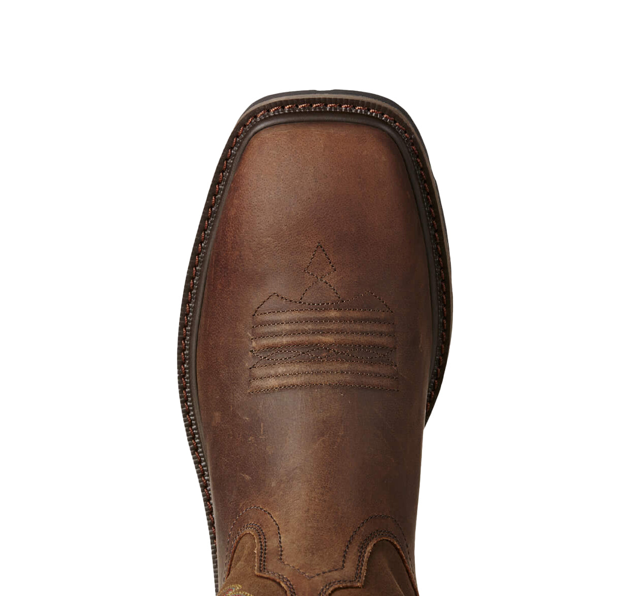 Ariat Mens Groundbreaker Wide Square Toe - ST Brown