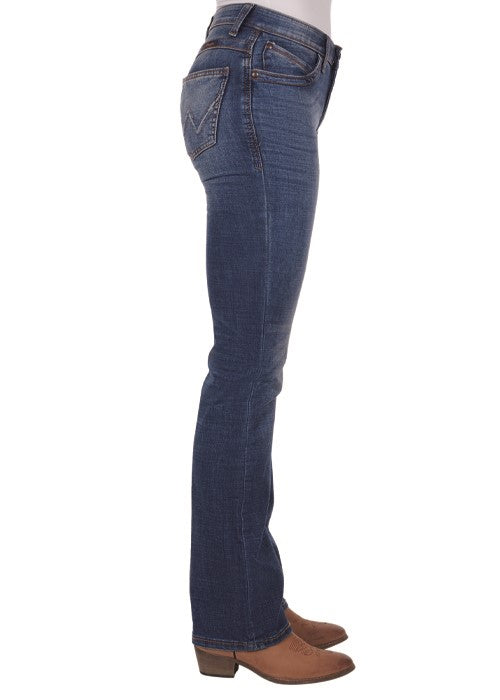 WRANGLER WOMENS ULTI RIDING JEAN - WILLOW 34 LEG REBECCA