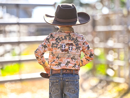 Little Spurs and Co Rodeo Sun Protection Shirt