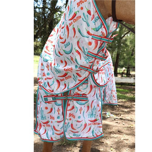 Kool Master Fly Mesh Combo w/Surcingles - Hot to Trot 5'3' / 160cm