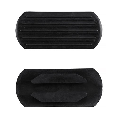 Rubber Stirrup Pads Black