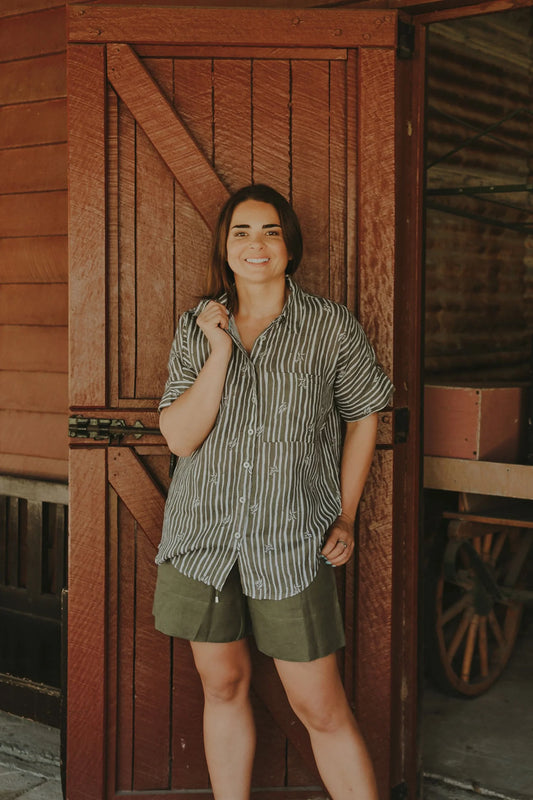 Outback Linen Spinifex Organic Linen Shorts