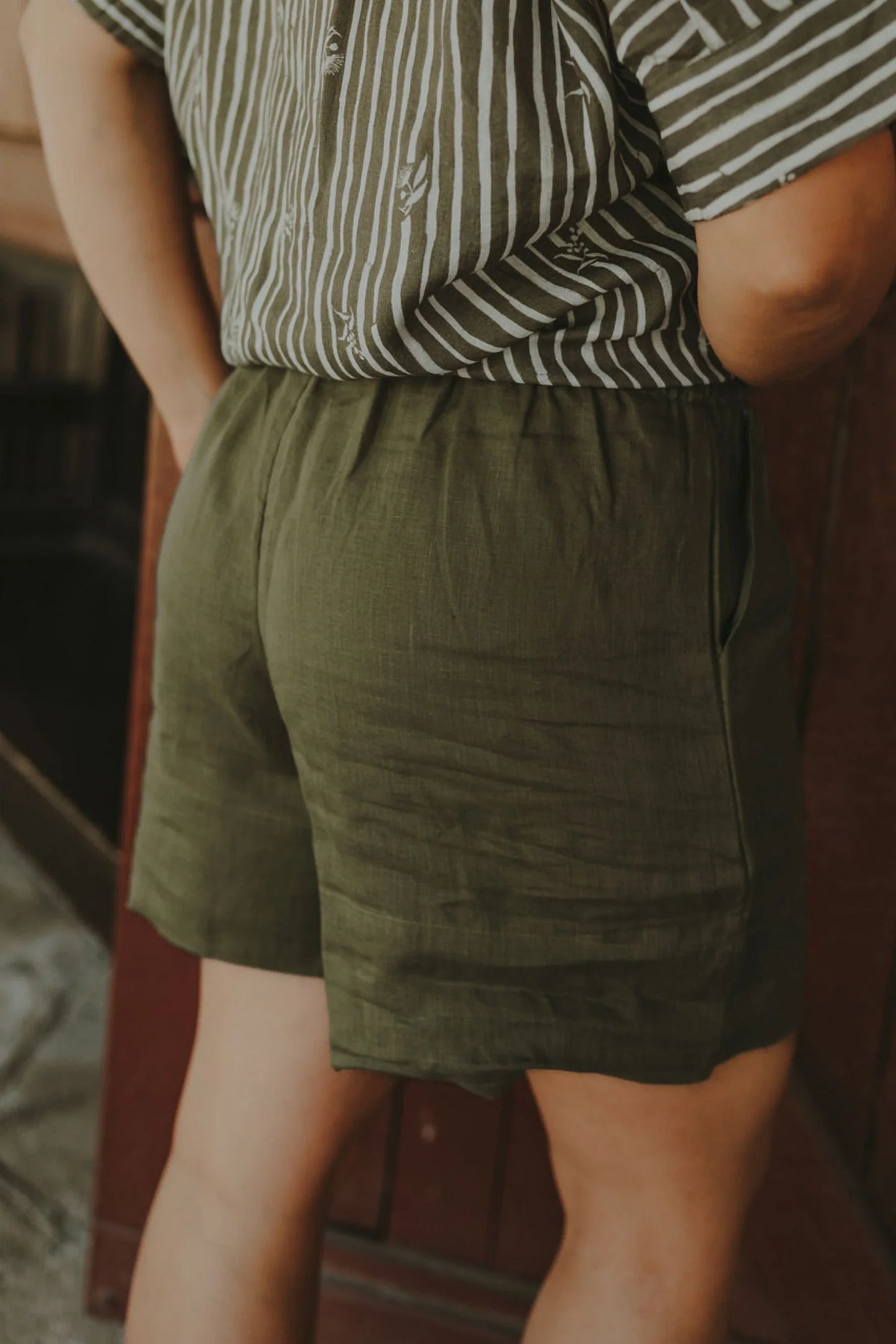 Outback Linen Spinifex Organic Linen Shorts