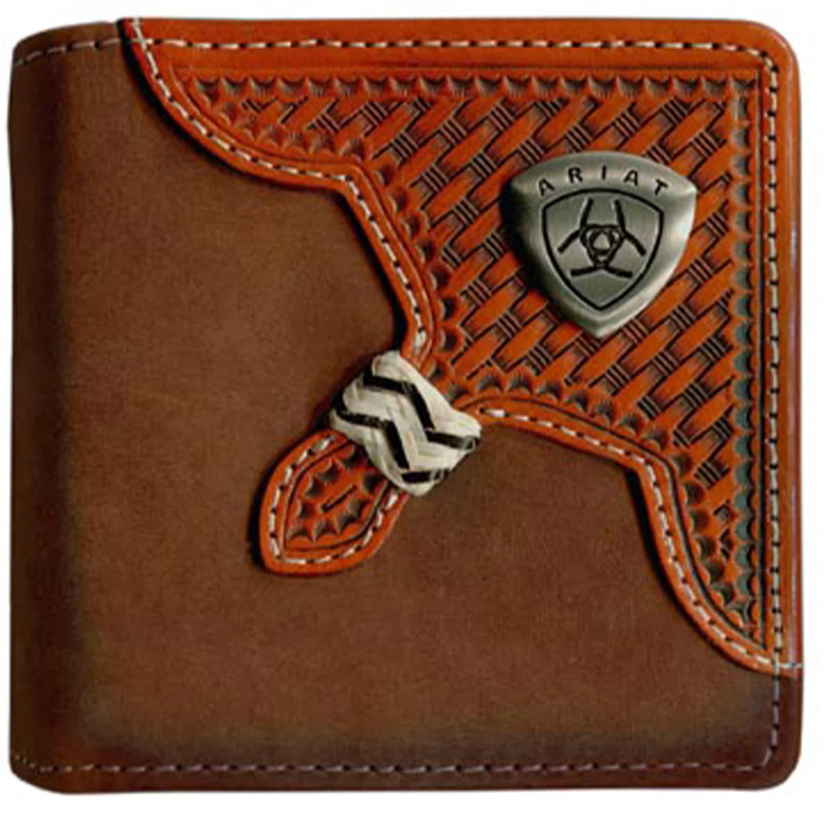 Ariat Bi-fold Wallet Brown