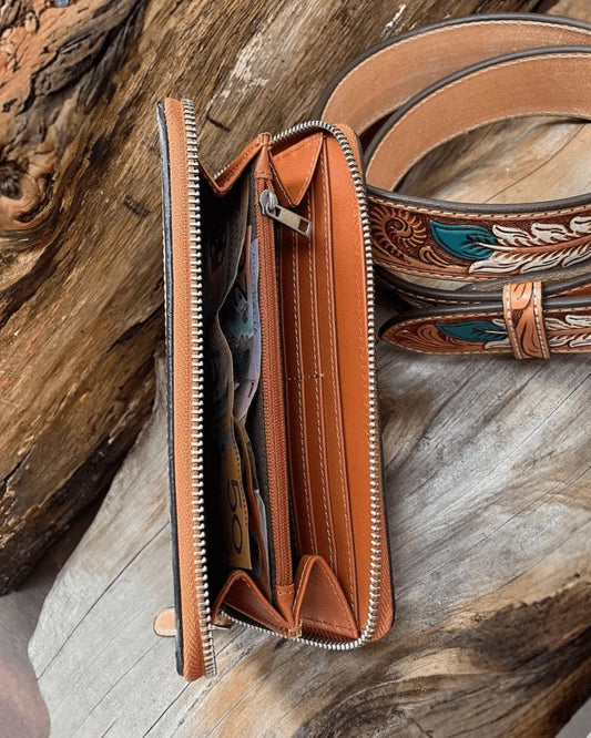 Outback King Travel Wallet Blue Duck