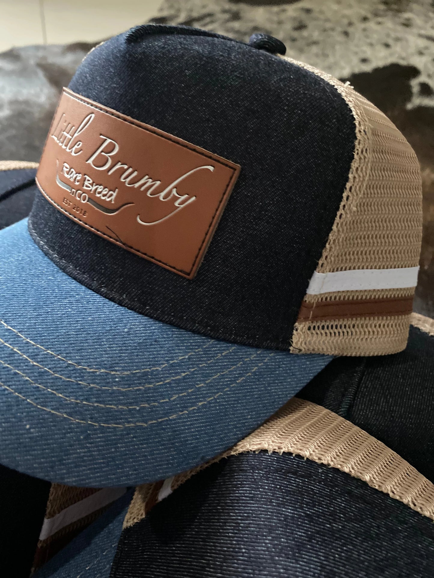 Trucker Cap - Kids - Little Brumby Denim cap - 1502