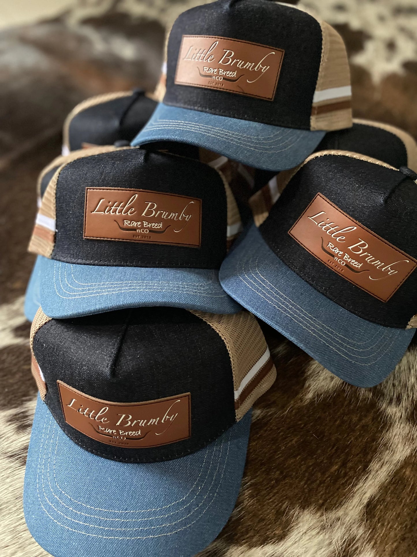 Trucker Cap - Kids - Little Brumby Denim cap - 1502