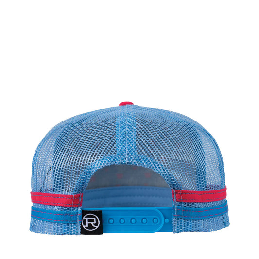 Roper Trucker Cap Cactus Print Blue Jewel