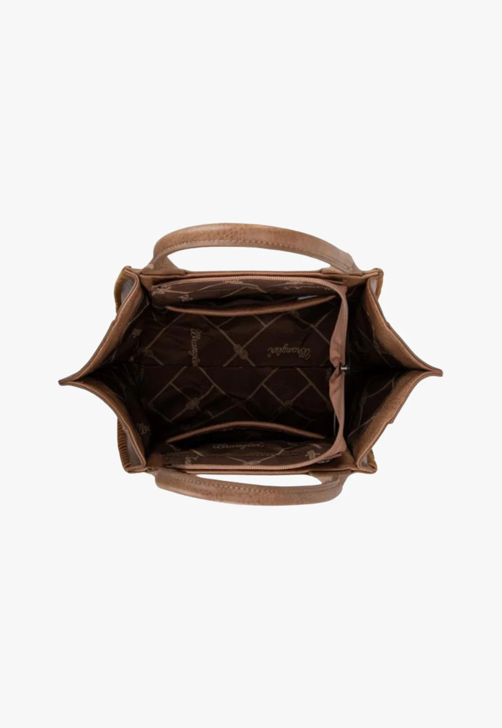 Wrangler Embroidered Tote Bag Camel