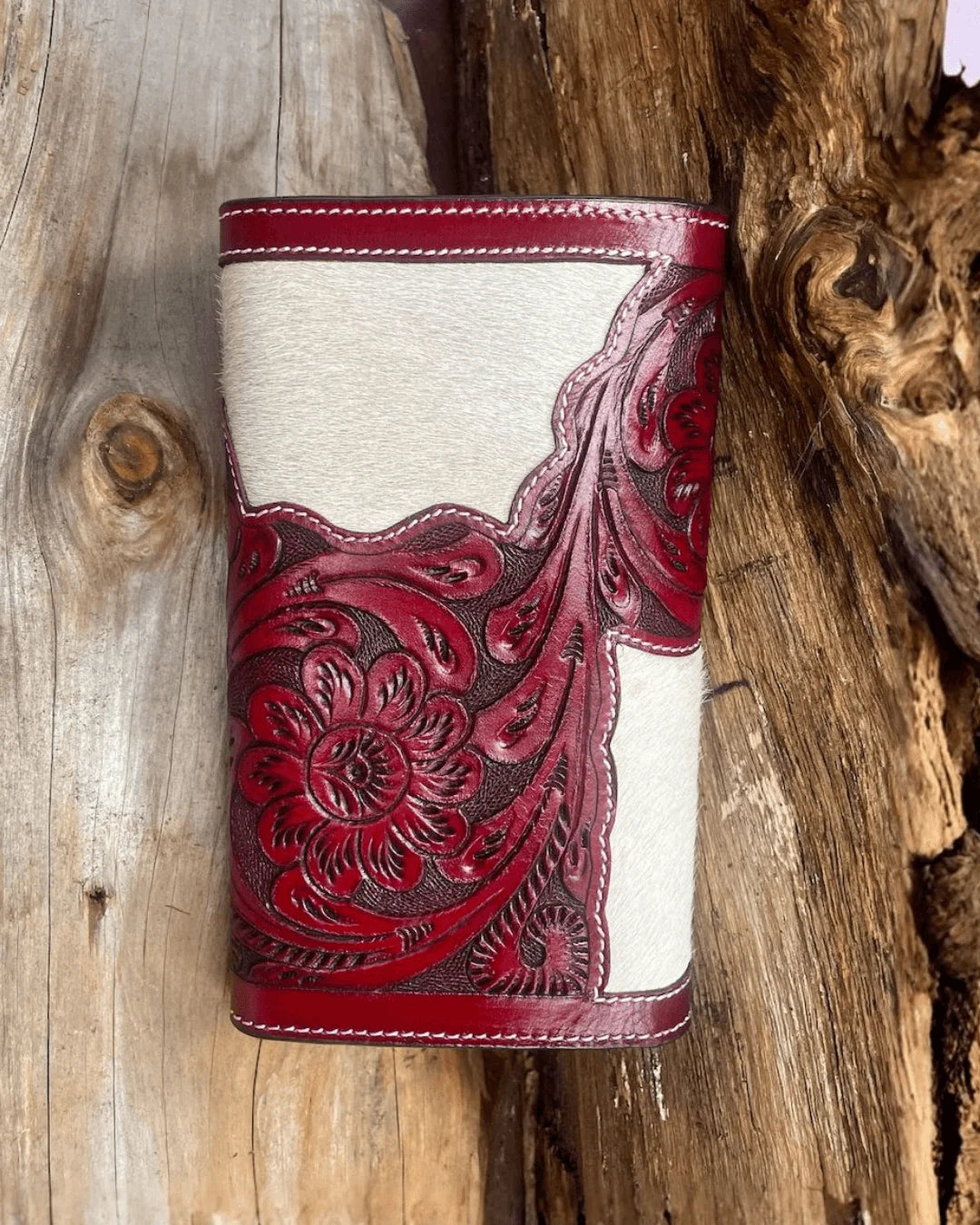 Outback King Western Clutch Purse Indian Cherry