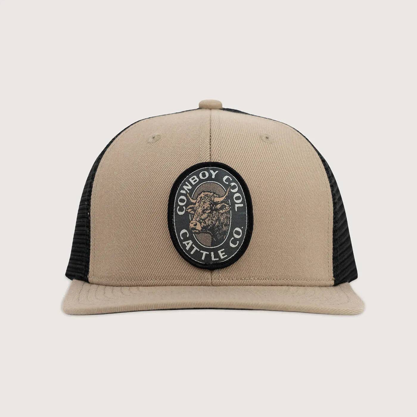 Cattle Company Hat: Khaki/Black
