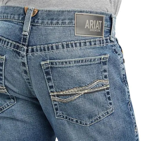 Ariat Mens M5 Straight Fit Straight Leg Bauer - Colour Fargo