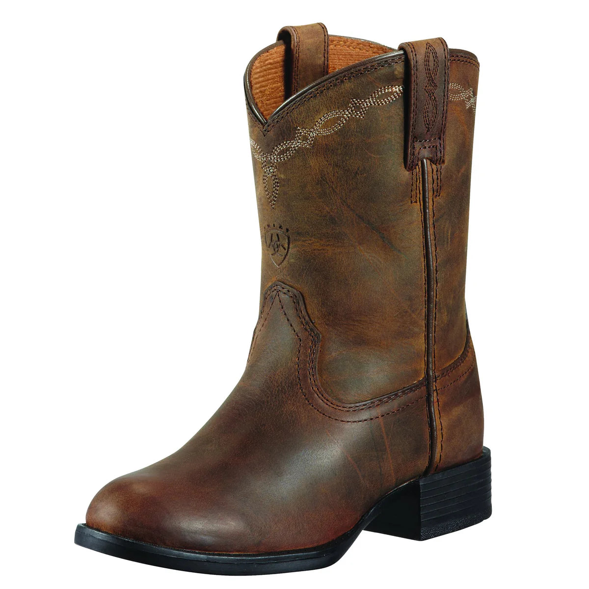 Ariat Kids Heritage Western distressed brown