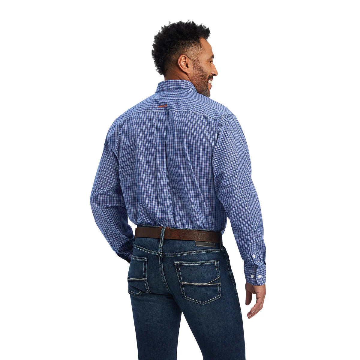 Ariat Mens Wrinkle Free Dash Classic Long Sleeve Shirt Limoges