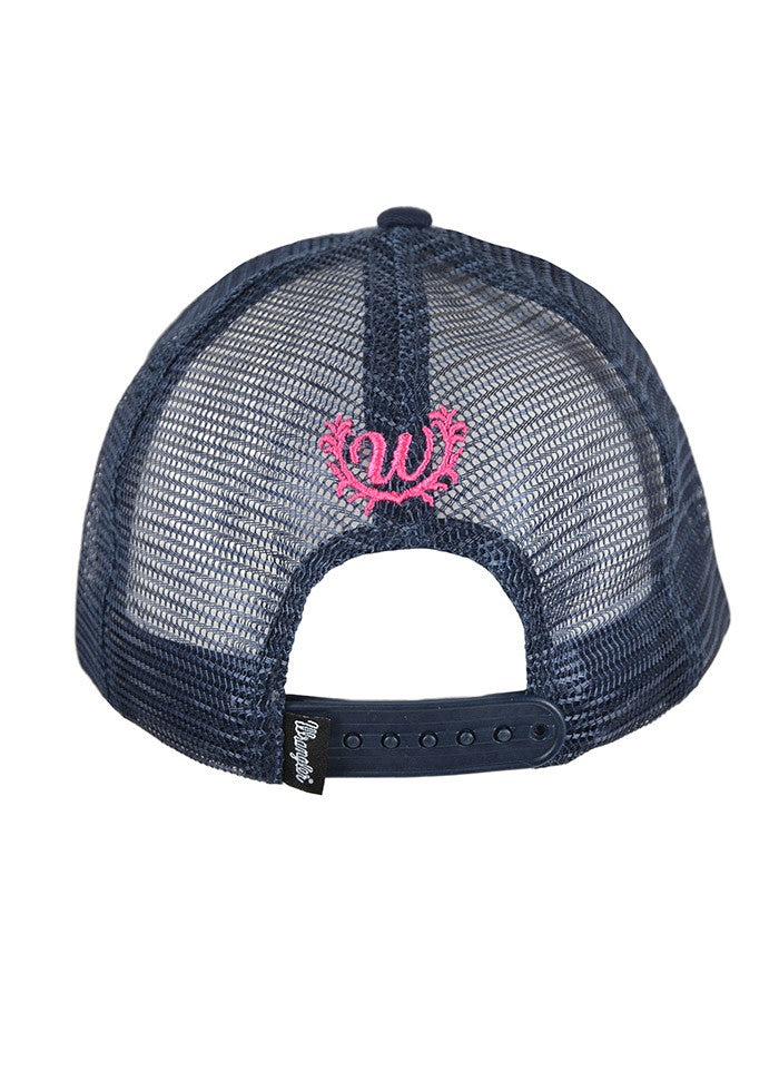 WRANGLER LOGO TRUCKER CAP OSFA