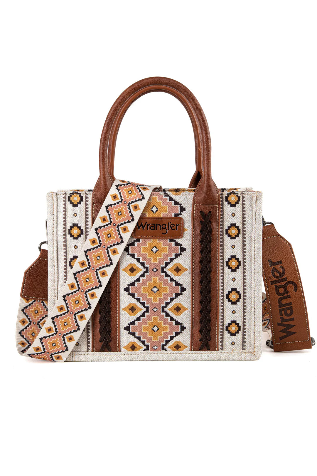 Wrangler Southwestern Crossbody Bag Natural
