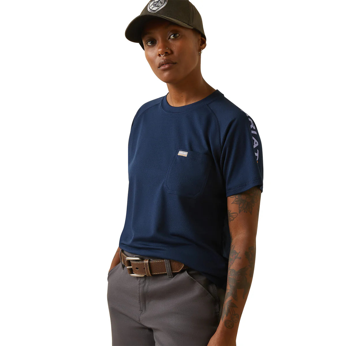 Ariat Women’s Rebar Heat fighter T-shirt Navy Dusk