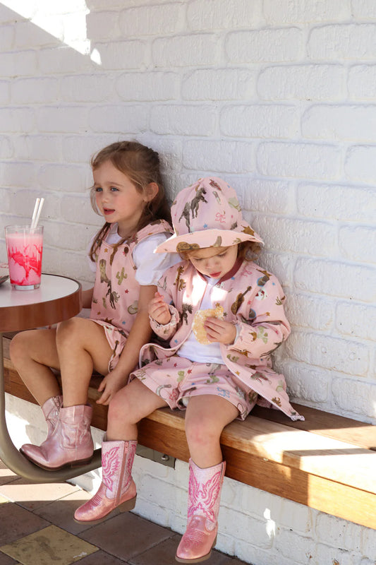 Little Morbry Rodeo Kids Shorts Pink