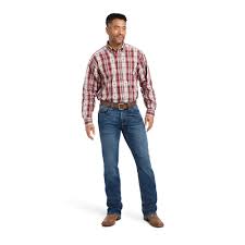 Ariat Mens Pro Series Wilfred Classic LS Shirt Snow Bunting