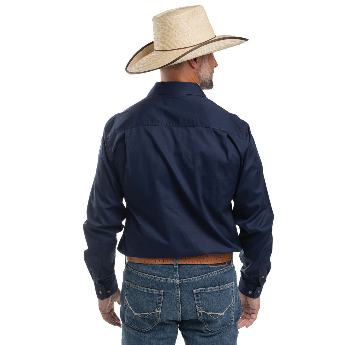 JUST COUNTRY MEN'S - CAMERON - 1/2 BUTTON - NAVY