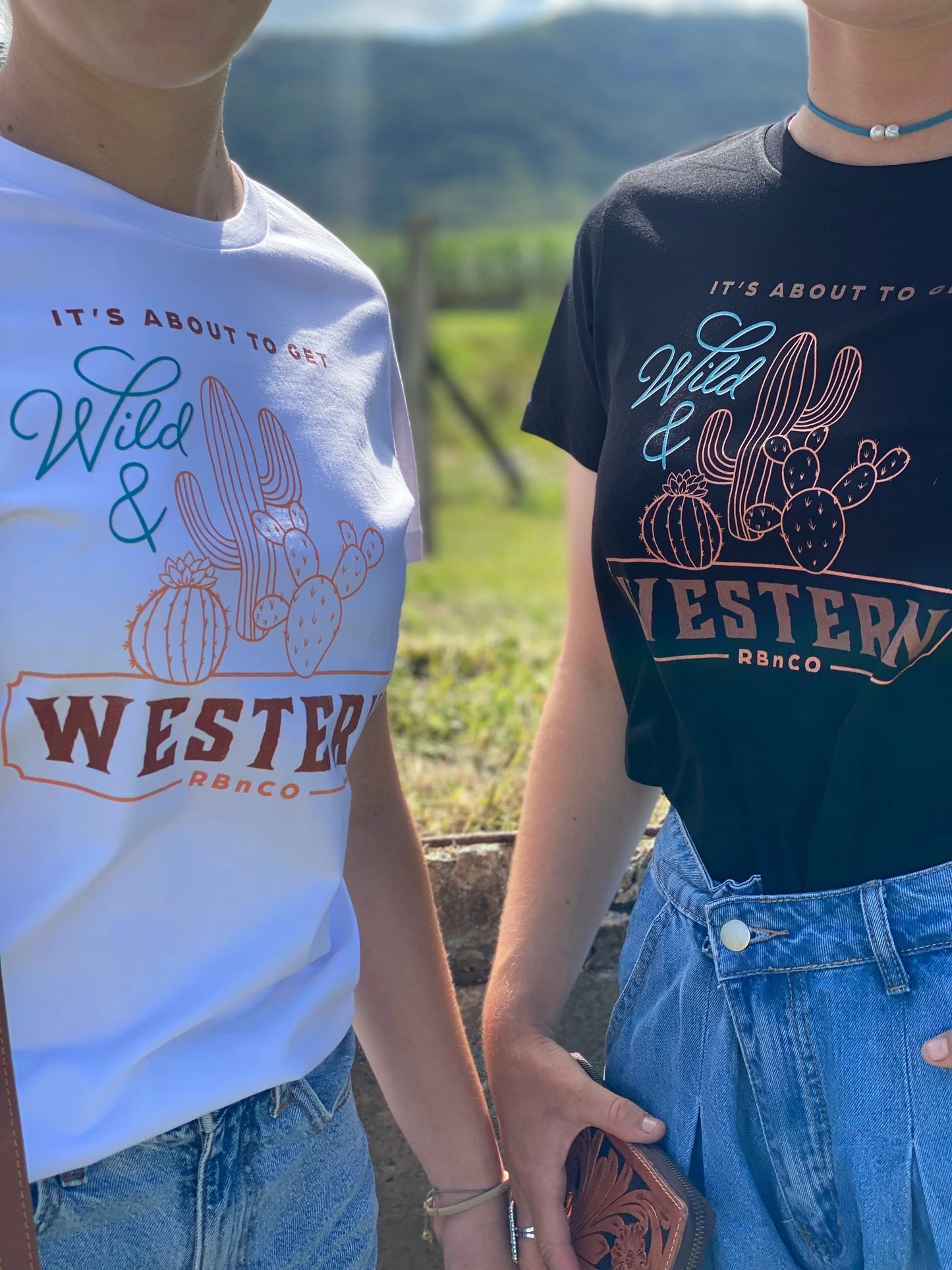 Country T-Shirt - Wild & Western - White - 1651